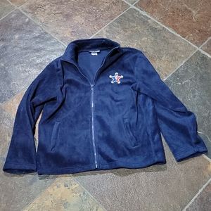 Vintage NBA Store Fleece Zipup Embroidered Star NBA Logo